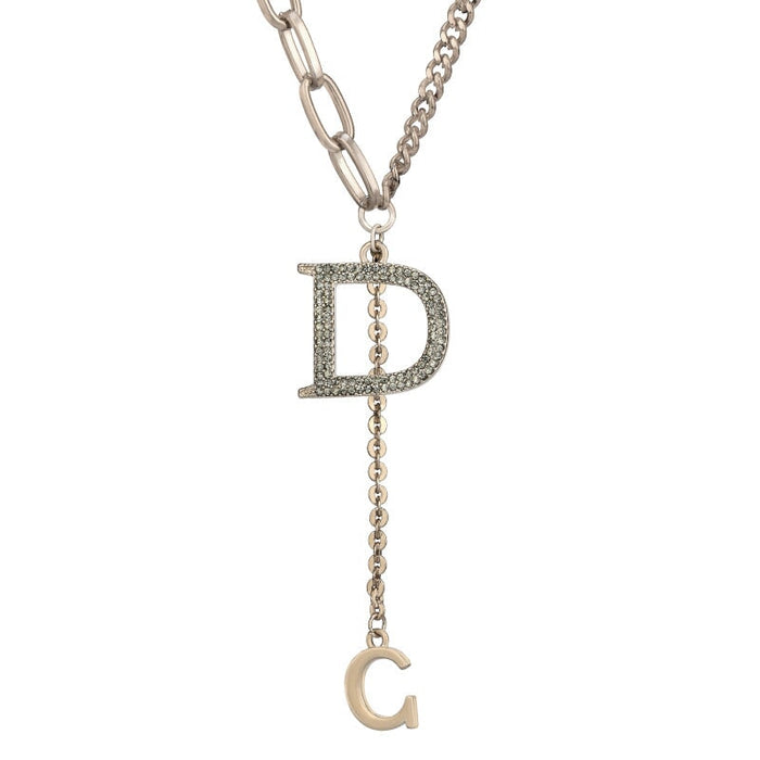 Wholesale letter D word short sweater alloy necklace JDC-NE-Jiaow002 Necklaces 娇婉 Wholesale Jewelry JoyasDeChina Joyas De China