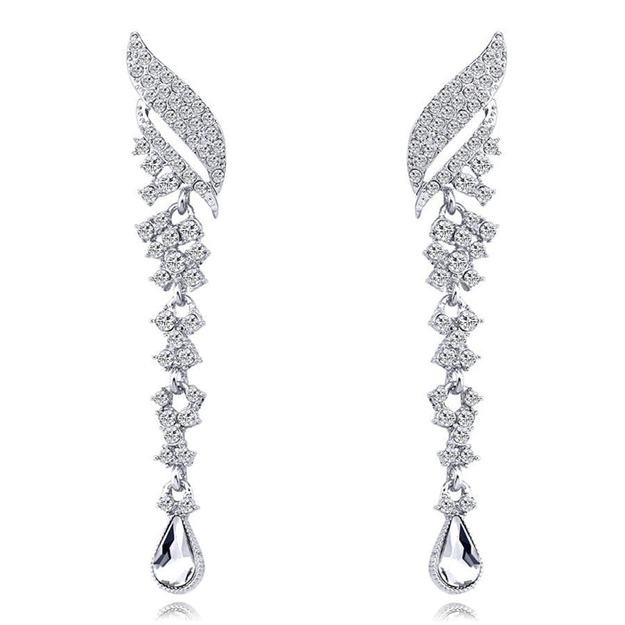 Wholesale long alloy earrings JDC-ES-GSDB030 Earrings 丹比华比 Wholesale Jewelry JoyasDeChina Joyas De China