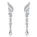 Wholesale long alloy earrings JDC-ES-GSDB030 Earrings 丹比华比 White Wholesale Jewelry JoyasDeChina Joyas De China