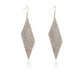 Wholesale long diamond earrings JDC-ES-Sideng028 Earrings 思登 Wholesale Jewelry JoyasDeChina Joyas De China