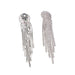 Wholesale long tassel ear clip JDC-ES-Sideng023 Earrings 思登 Wholesale Jewelry JoyasDeChina Joyas De China