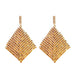 Wholesale long two-piece gold earrings JDC-ES-Sideng033 Earrings 思登 Wholesale Jewelry JoyasDeChina Joyas De China