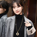 Wholesale long universal sweater alloy necklace JDC-NE-Jiaow001 Necklaces 娇婉 Wholesale Jewelry JoyasDeChina Joyas De China