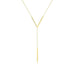 Wholesale long women's necklace elegant sweater chain V-shaped long pendant titanium steel necklace for women Necklaces JoyasDeChina Wholesale Jewelry JoyasDeChina Joyas De China