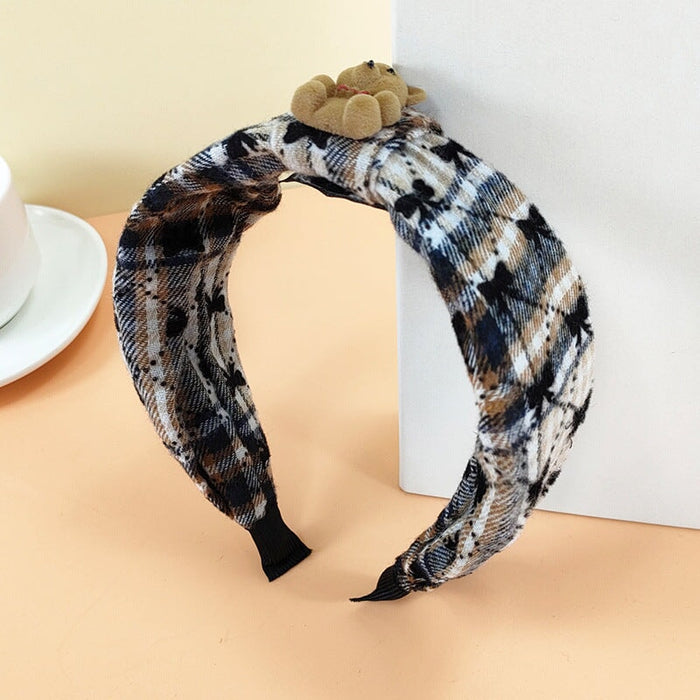 Wholesale Love Bow Bear Fabric Headband (F)JDC-HD-O378 Headband 潮炫 Wholesale Jewelry JoyasDeChina Joyas De China