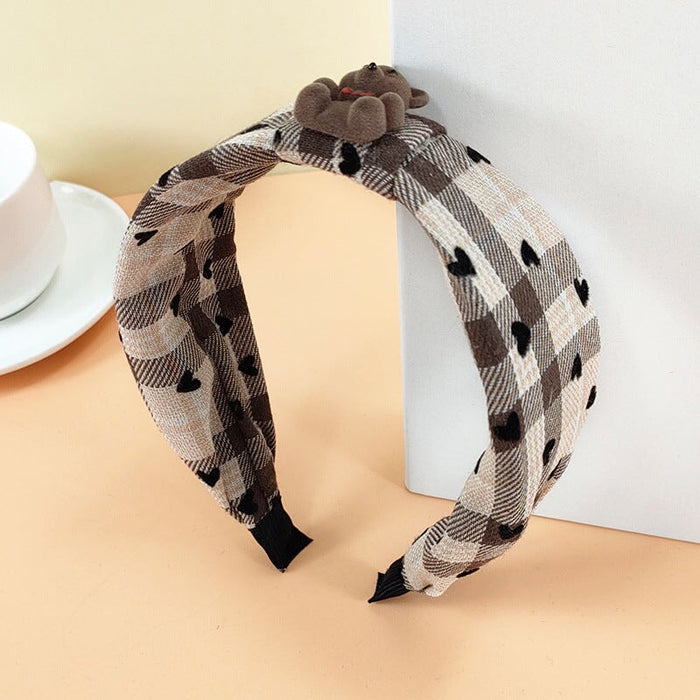 Wholesale Love Bow Bear Fabric Headband (F)JDC-HD-O378 Headband 潮炫 Wholesale Jewelry JoyasDeChina Joyas De China