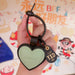 Wholesale Love PU leather key chain pendant car key chain bag girl pendant Keychains JoyasDeChina Love leather pendant-light green Wholesale Jewelry JoyasDeChina Joyas De China