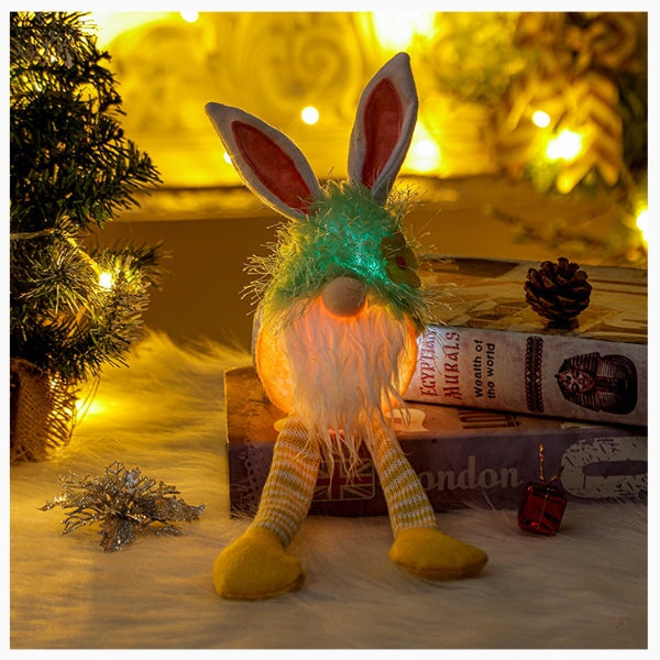 Wholesale luminous faceless doll with lights Easter bunny doll EVA cloth ornament JDC-OS-GangL005 Ornaments 港恋 Wholesale Jewelry JoyasDeChina Joyas De China