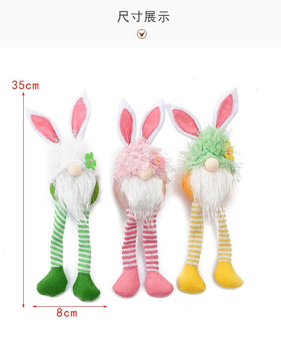 Wholesale luminous faceless doll with lights Easter bunny doll EVA cloth ornament JDC-OS-GangL005 Ornaments 港恋 Wholesale Jewelry JoyasDeChina Joyas De China