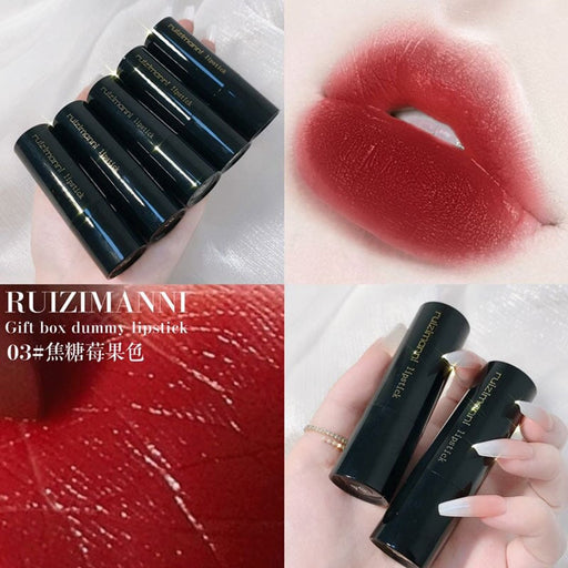 Wholesale matte caramel red brown velvet matte lipstick JDC-MK-Minf003 lipstick 闵妃 Wholesale Jewelry JoyasDeChina Joyas De China