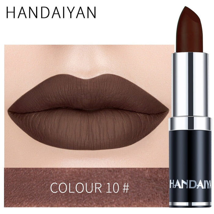 Wholesale matte haze velvet moisturizing matte lipstick JDC-MK-HDY004 lipstick 韩黛妍 10# Wholesale Jewelry JoyasDeChina Joyas De China