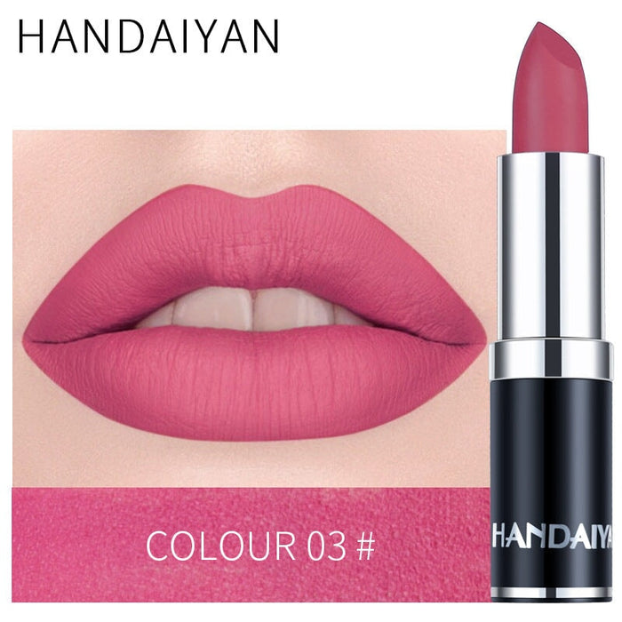 Wholesale matte haze velvet moisturizing matte lipstick JDC-MK-HDY004 lipstick 韩黛妍 3# Wholesale Jewelry JoyasDeChina Joyas De China