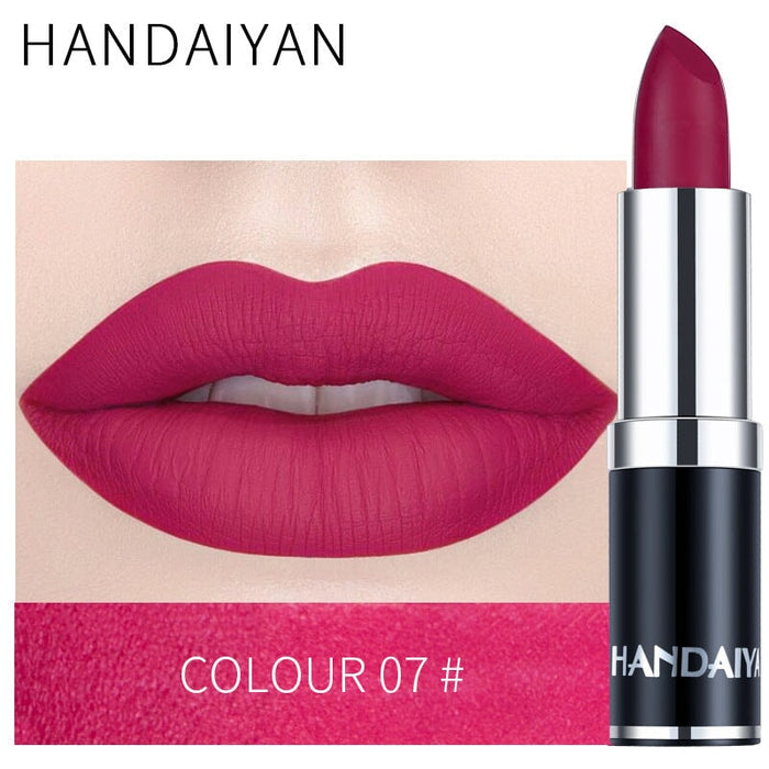 Wholesale matte haze velvet moisturizing matte lipstick JDC-MK-HDY004 lipstick 韩黛妍 7# Wholesale Jewelry JoyasDeChina Joyas De China