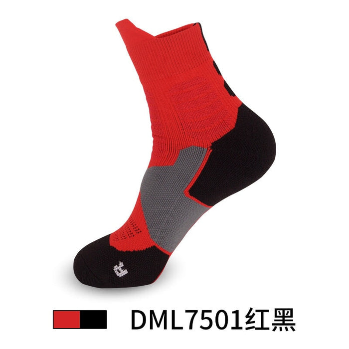 Wholesale Men's Basketball Socks Spandex Sports Socks Mid Tube Badminton Socks JDC-SK-LingTu009 Sock 领途 Wholesale Jewelry JoyasDeChina Joyas De China