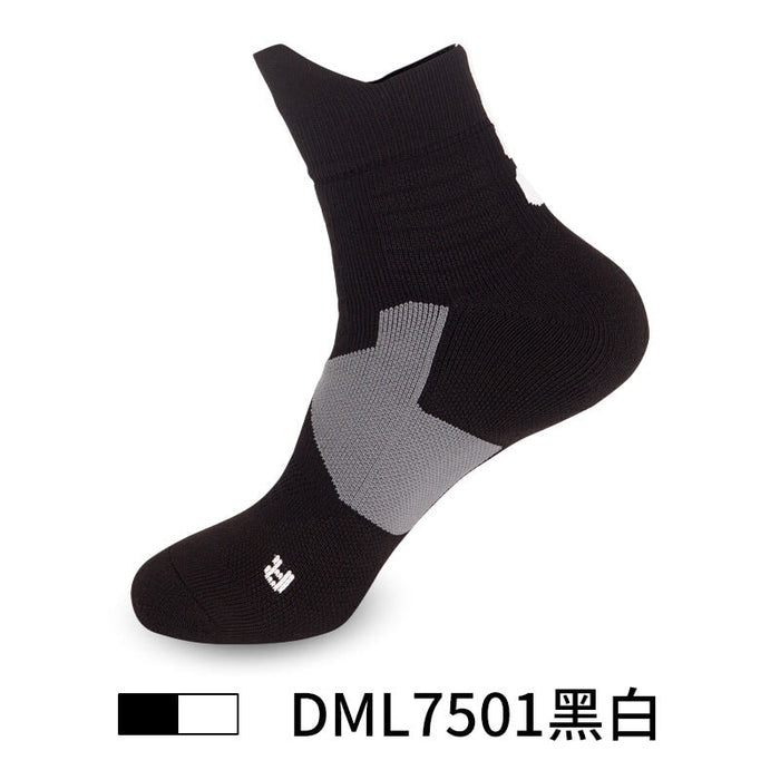 Wholesale Men's Basketball Socks Spandex Sports Socks Mid Tube Badminton Socks JDC-SK-LingTu009 Sock 领途 Wholesale Jewelry JoyasDeChina Joyas De China