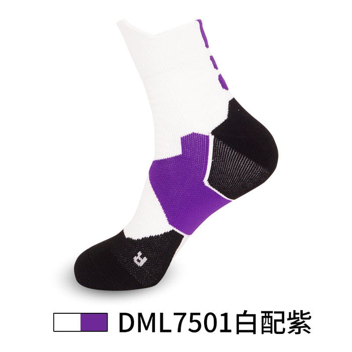 Wholesale Men's Basketball Socks Spandex Sports Socks Mid Tube Badminton Socks JDC-SK-LingTu009 Sock 领途 Wholesale Jewelry JoyasDeChina Joyas De China