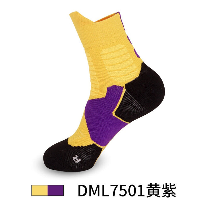 Wholesale Men's Basketball Socks Spandex Sports Socks Mid Tube Badminton Socks JDC-SK-LingTu009 Sock 领途 Wholesale Jewelry JoyasDeChina Joyas De China