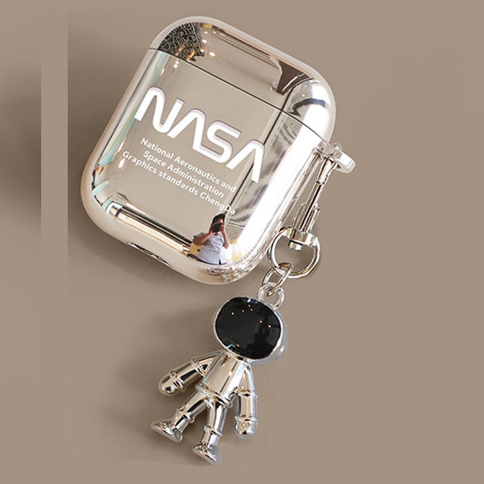 wholesale metal astronaut spaceman airpods pendant creative keychain JDC-KC-Gongz031 Keychains 宫泽 Wholesale Jewelry JoyasDeChina Joyas De China