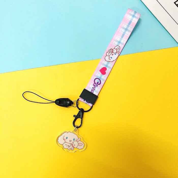 Wholesale Metal Color Cartoon Pendant Ornament Key Chain JDC-KC-Gongz030 Keychains 宫泽 Yugui dog [short rope] Wholesale Jewelry JoyasDeChina Joyas De China