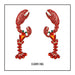 Wholesale Metal Rhinestone Lobster Earrings JDC-ES-LIUM004 Earrings 榴芒 52699-RD Wholesale Jewelry JoyasDeChina Joyas De China