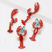 Wholesale Metal Rhinestone Lobster Earrings JDC-ES-LIUM004 Earrings 榴芒 Wholesale Jewelry JoyasDeChina Joyas De China