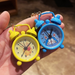 Wholesale Mini Color Alarm Clock Metal Keychain JDC-KC-Aolong015 Keychains 傲龙 Wholesale Jewelry JoyasDeChina Joyas De China