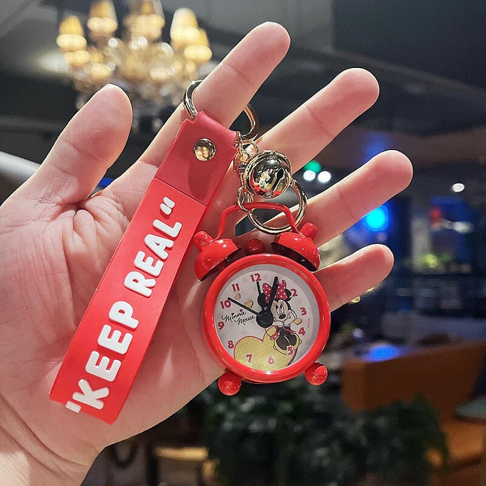 Wholesale Mini Color Alarm Clock Metal Keychain JDC-KC-Aolong015 Keychains 傲龙 Mini alarm clock red Wholesale Jewelry JoyasDeChina Joyas De China