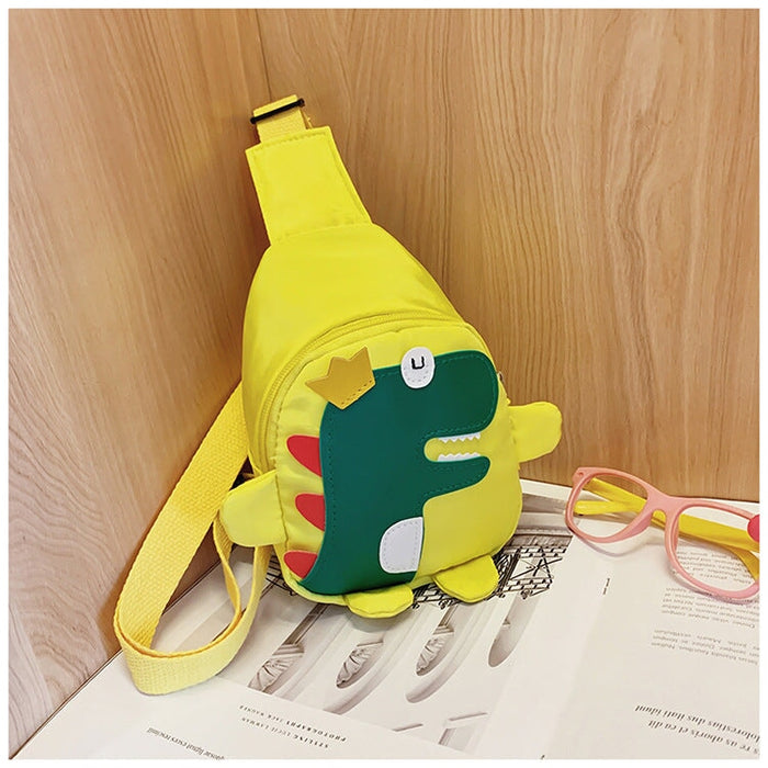 Wholesale mini dinosaur one-shoulder baby cross-body bag JDC-SD-Mingo007 Children Bag 新城铭欧 yellow Wholesale Jewelry JoyasDeChina Joyas De China