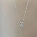 Wholesale Opal Butterfly Necklace Female Clavicle Chain Accessories Necklaces JoyasDeChina butterfly pendant necklace Wholesale Jewelry JoyasDeChina Joyas De China