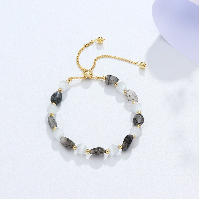 Wholesale Opal Crystal Copper Gold Plated Bracelet JDC-BT-Weiy010 Bracelet 唯逸 Wholesale Jewelry JoyasDeChina Joyas De China