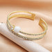 Wholesale pearl cold wind alloy bracelet JDC-BT-Jiaow002 Bracelet 娇婉 Wholesale Jewelry JoyasDeChina Joyas De China