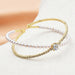 Wholesale pearl cold wind alloy bracelet JDC-BT-Jiaow002 Bracelet 娇婉 Type x Wholesale Jewelry JoyasDeChina Joyas De China
