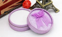 Wholesale Pearlescent Dark Texture Paper Round Jewelry Box JDC-JP-Fuyong009 Jewelry packaging 福永 Wholesale Jewelry JoyasDeChina Joyas De China