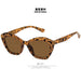 Wholesale Pentagonal Cat Eye Resin Sunglasses JDC-SG-PLS014 Sunglasses 普琳丝 brown Wholesale Jewelry JoyasDeChina Joyas De China