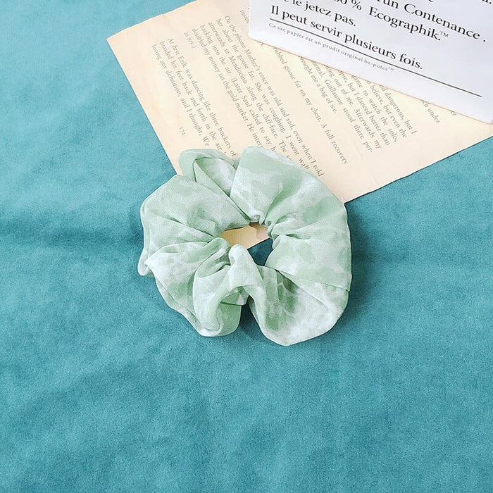 Wholesale pink chiffon headband JDC-HS-h411 Hair Scrunchies 妙德 10# green Wholesale Jewelry JoyasDeChina Joyas De China