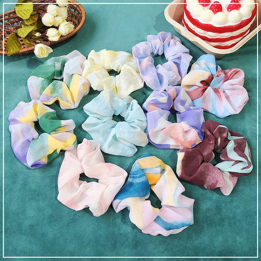 Wholesale pink chiffon headband JDC-HS-h411 Hair Scrunchies 妙德 Wholesale Jewelry JoyasDeChina Joyas De China