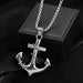 Wholesale Pirates of the Caribbean anchor alloy silver necklace JDC-NE-Jiaow007 Necklaces 娇婉 1 Wholesale Jewelry JoyasDeChina Joyas De China