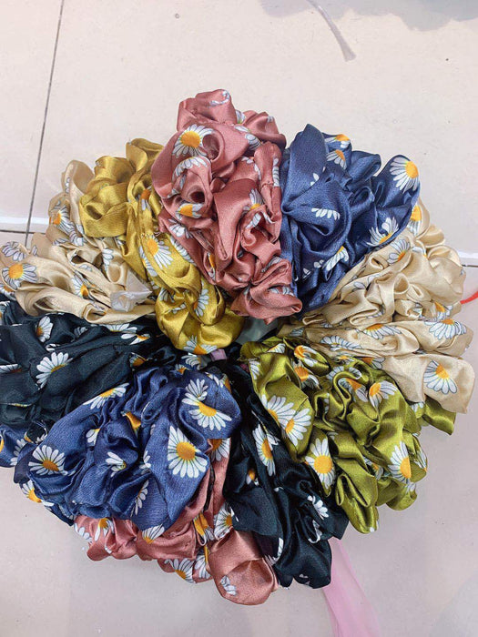 Wholesale plaid color print pig large intestine cloth hair ring JDC-HS-Yongh006 Hair Scrunchies 永恒 Cloth art Wholesale Jewelry JoyasDeChina Joyas De China