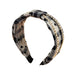 Wholesale Plaid Fabric Alloy Chain Headband (F)JDC-HD-O384 Headband 潮炫 Wholesale Jewelry JoyasDeChina Joyas De China