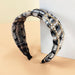 Wholesale Plaid Fabric Alloy Chain Headband (F)JDC-HD-O384 Headband 潮炫 Wholesale Jewelry JoyasDeChina Joyas De China