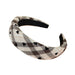 Wholesale Plaid Heart Plush Fabric Headband (F)JDC-HD-O376 Headband 潮炫 Wholesale Jewelry JoyasDeChina Joyas De China