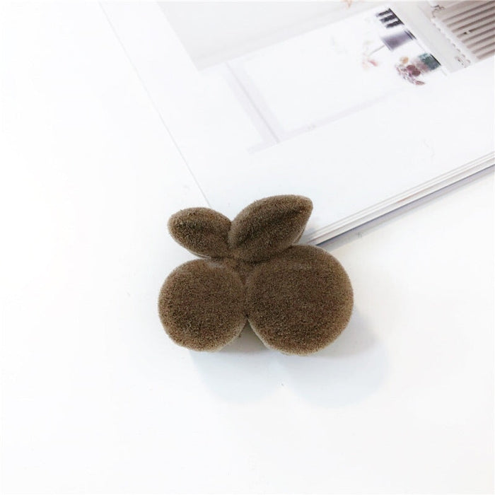 Wholesale Plush Plastic Resin Hair Clips JDC-HC-Jiax002 Hair Clips 佳芯 2804 Wholesale Jewelry JoyasDeChina Joyas De China