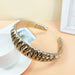 Wholesale PU Leather Wrap Rhinestone Braided Headband JDC-HD-O372 Headband 潮炫 Wholesale Jewelry JoyasDeChina Joyas De China