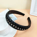 Wholesale PU Leather Wrap Rhinestone Braided Headband JDC-HD-O372 Headband 潮炫 M Wholesale Jewelry JoyasDeChina Joyas De China