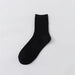 Wholesale purple combed cotton socks JDC-SK-Qihen013 Sock 圻恒 Black Wholesale Jewelry JoyasDeChina Joyas De China