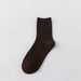 Wholesale purple combed cotton socks JDC-SK-Qihen013 Sock 圻恒 Coffee Wholesale Jewelry JoyasDeChina Joyas De China