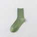 Wholesale purple combed cotton socks JDC-SK-Qihen013 Sock 圻恒 Green Wholesale Jewelry JoyasDeChina Joyas De China