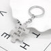 Wholesale Puzzle Alloy Couple Keychain JDC-KC-TianG008 Keychains 天高 Wholesale Jewelry JoyasDeChina Joyas De China