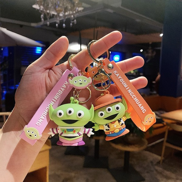 Wholesale PVC Bubble Mart Three-Eyed Monster Keychain （F）JDC-KC-Aolong006 Keychains 傲龙 Wholesale Jewelry JoyasDeChina Joyas De China