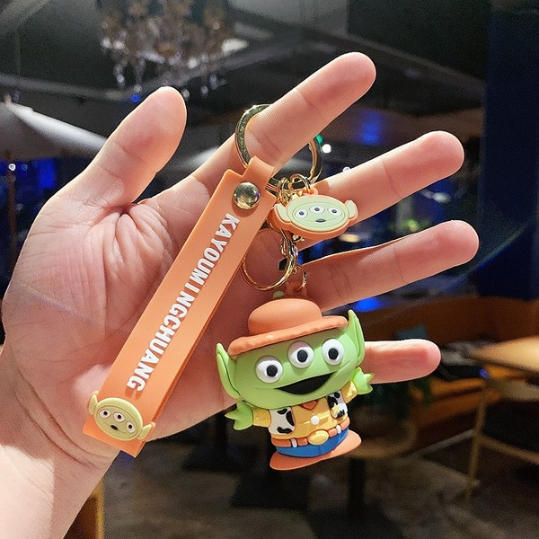 Wholesale PVC Bubble Mart Three-Eyed Monster Keychain （F）JDC-KC-Aolong006 Keychains 傲龙 Wholesale Jewelry JoyasDeChina Joyas De China